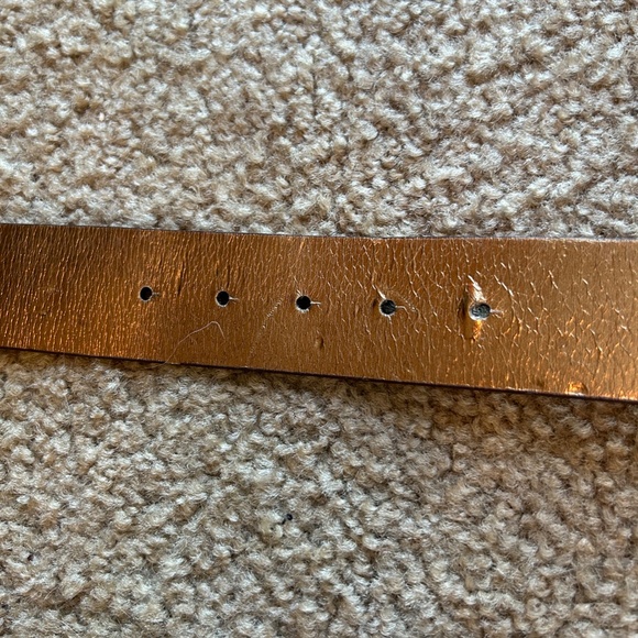 Michael Kors Dark Brown Chocolate Belt With \